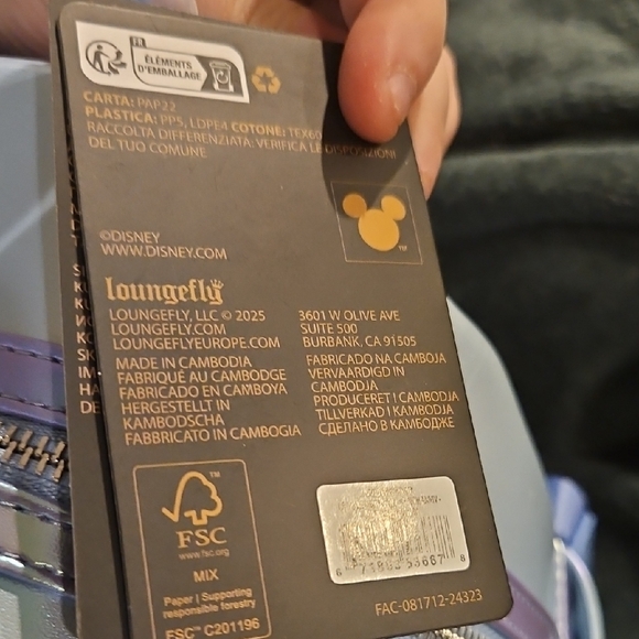 Cinderella Shiny Iridescent Cosplay Mini Backpack - Picture 2 of 7